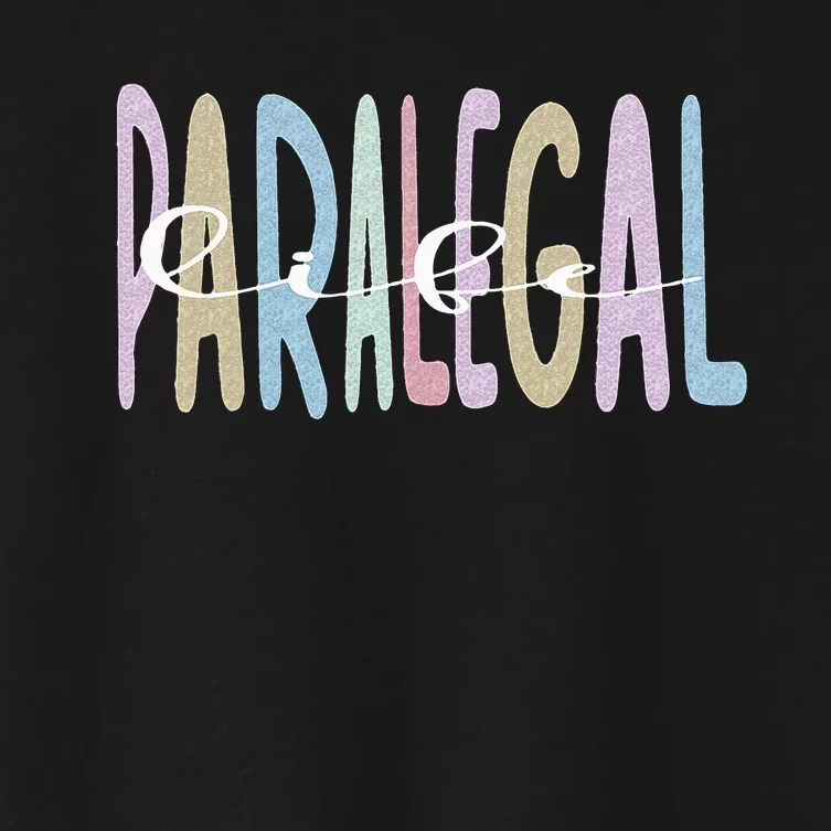 Paralegal Life Law Attorney Assistant Paralegal Women's Crop Top Tee