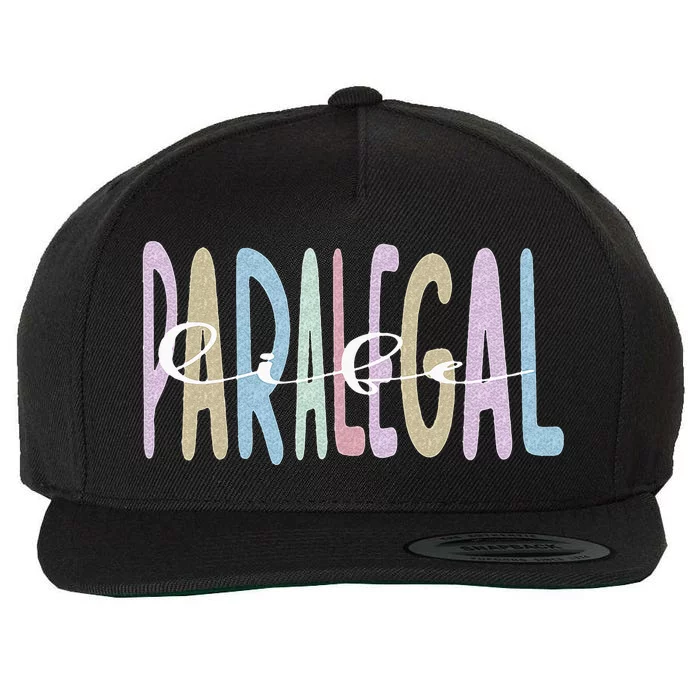 Paralegal Life Law Attorney Assistant Paralegal Wool Snapback Cap