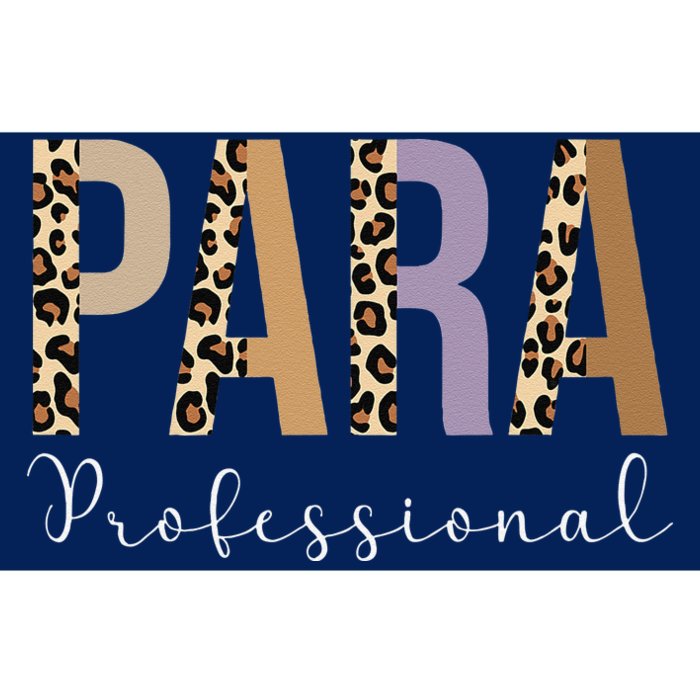 Paraprofessional Life Leopard 100 Day Last Day Of School Gift Bumper Sticker