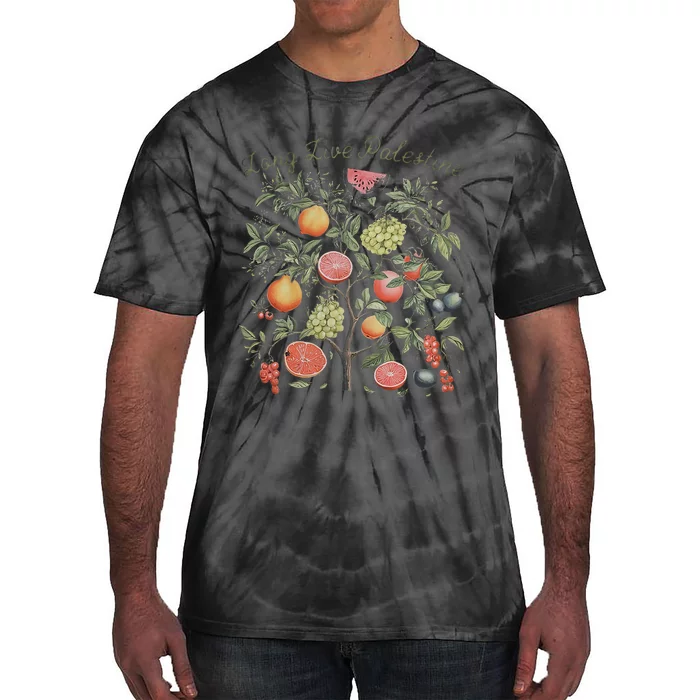 Palestine Long Live Fruits Of Palestine Olive Tree Vintage Tie-Dye T-Shirt