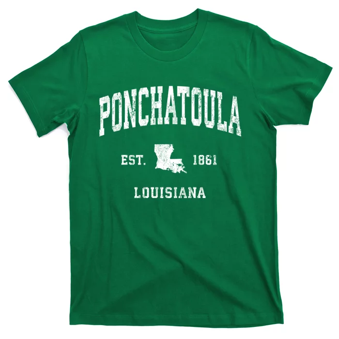 Ponchatoula Louisiana La Vintage Athletic T-Shirt