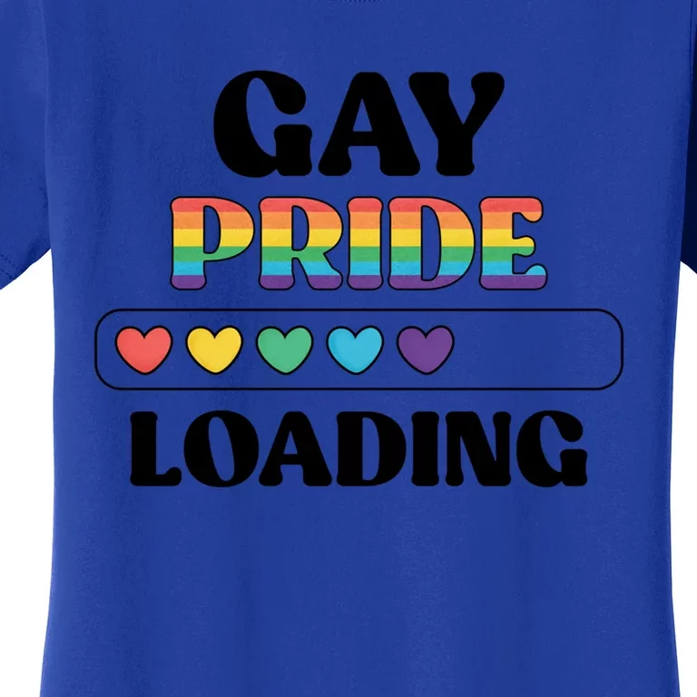 Pride Loading Lgbt Lesbian Cute Gift Women's T-Shirt