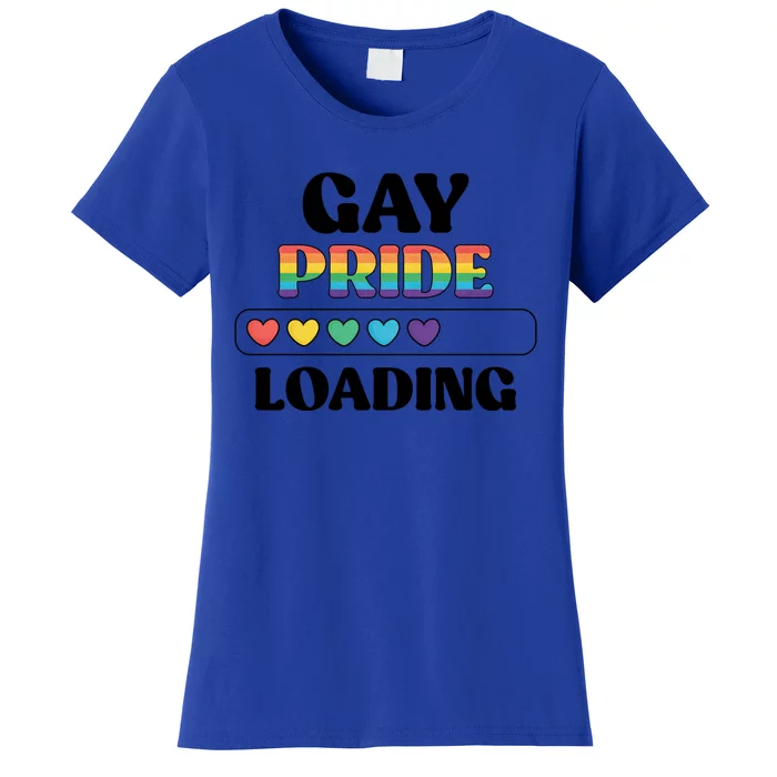 Pride Loading Lgbt Lesbian Cute Gift Women's T-Shirt