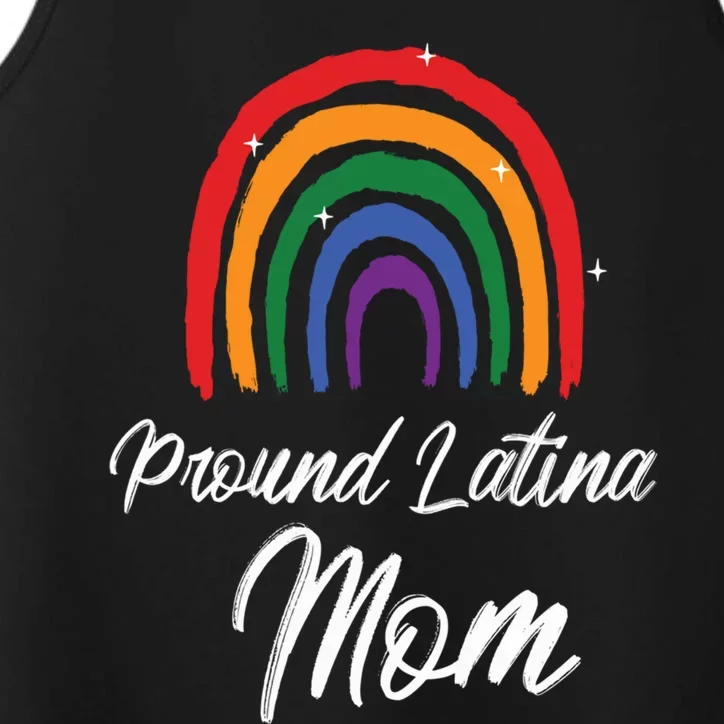 Proud Lesbian Latina Mom Regalo Dia De Las Madres Gift Performance Tank