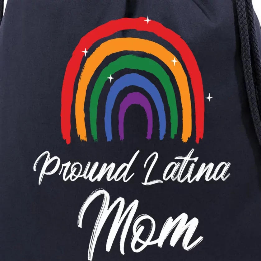 Proud Lesbian Latina Mom Regalo Dia De Las Madres Gift Drawstring Bag