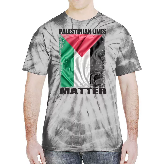 Palestinian Lives Matter Free Palestine Flag Palestinian Tie-Dye T-Shirt