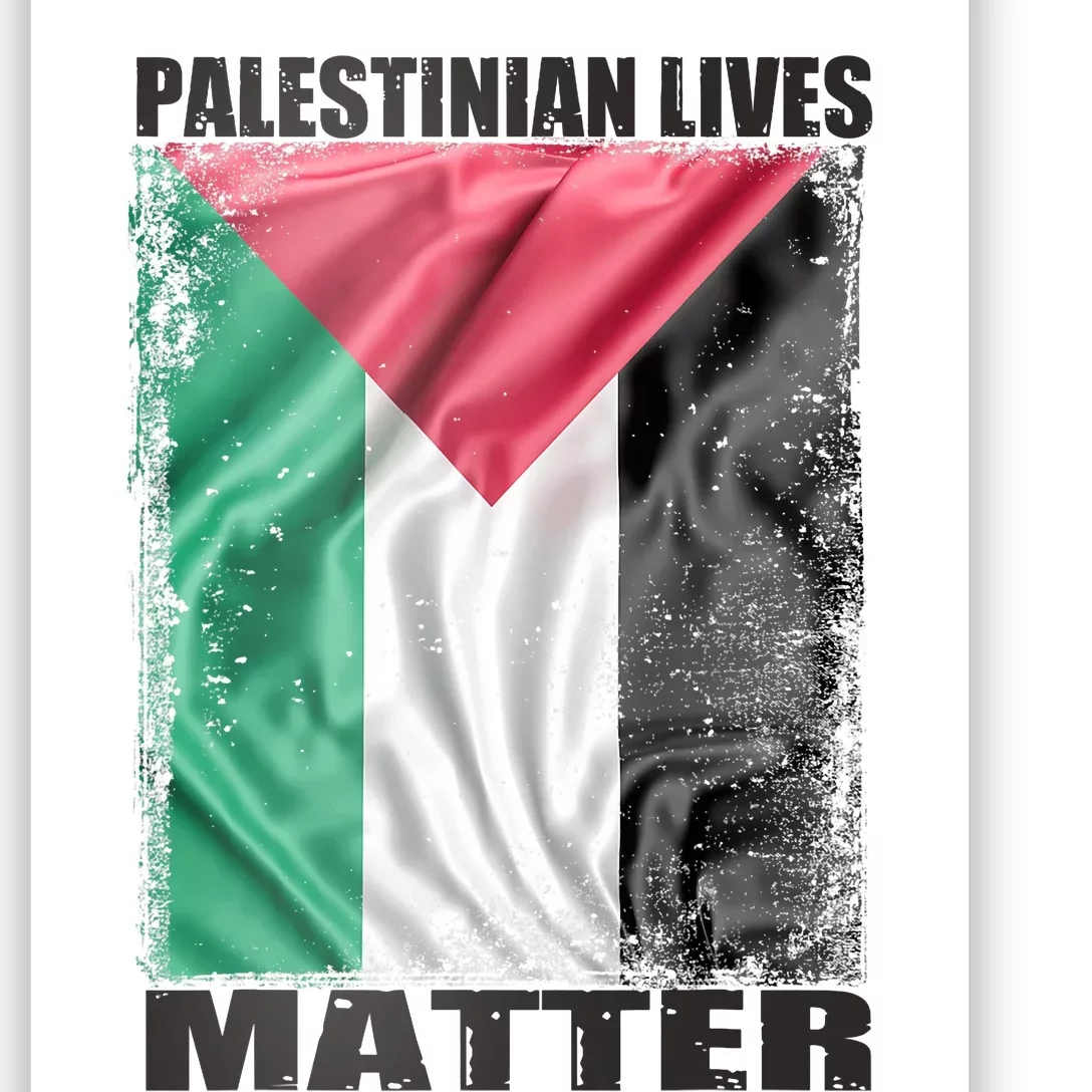 Palestinian Lives Matter Free Palestine Flag Palestinian Poster