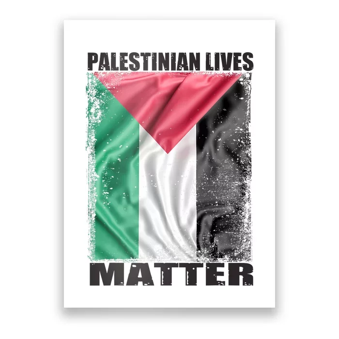 Palestinian Lives Matter Free Palestine Flag Palestinian Poster