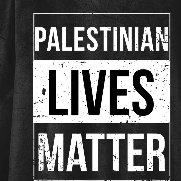 Palestinian Lives Matter Palestine Muslim Arabic Hooded Wearable Blanket