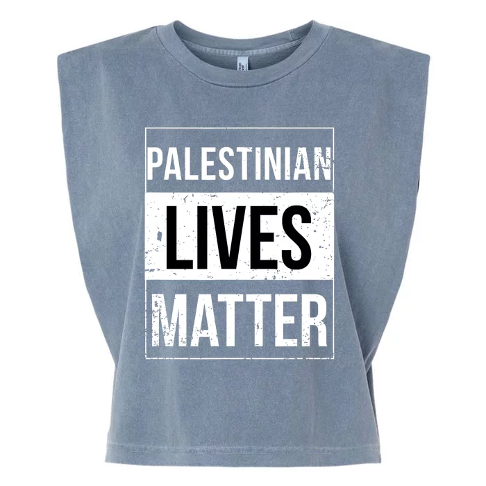 Palestinian Lives Matter Palestine Muslim Arabic Garment-Dyed Women's Muscle Tee