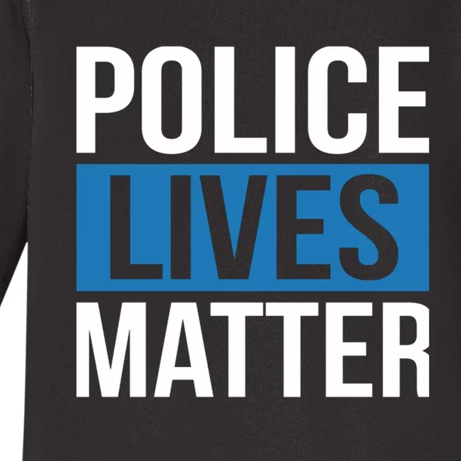 POLICE LIVES MATTER Baby Long Sleeve Bodysuit