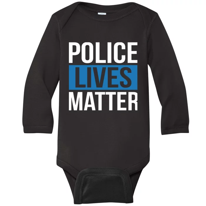 POLICE LIVES MATTER Baby Long Sleeve Bodysuit