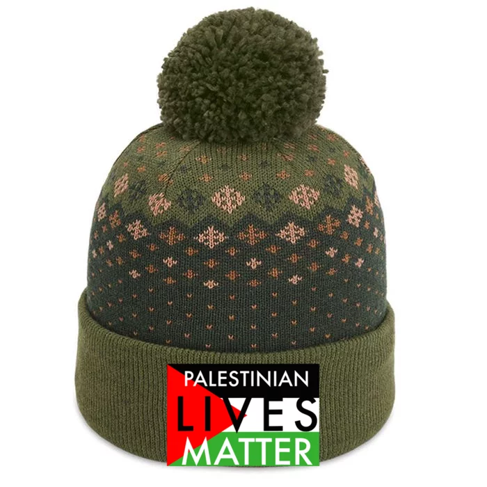 Palestinian Lives Matter The Baniff Cuffed Pom Beanie