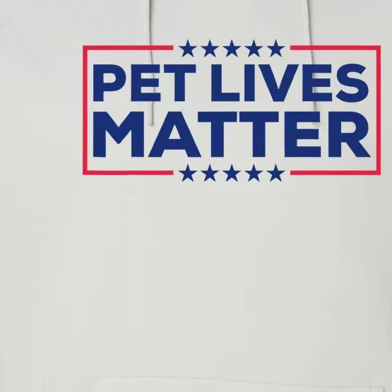 Pet Lives Matter Trump 2024 Donald Trump Cats Performance Fleece Hoodie