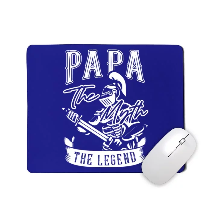 Papa Legend Myth Hero Father Dad Daddy Poppa Stepdad Grandpa Cool Gift Mousepad