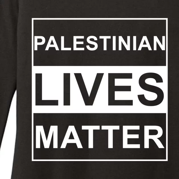 Palestinian Lives Matter Free Palestine Gift Womens CVC Long Sleeve Shirt