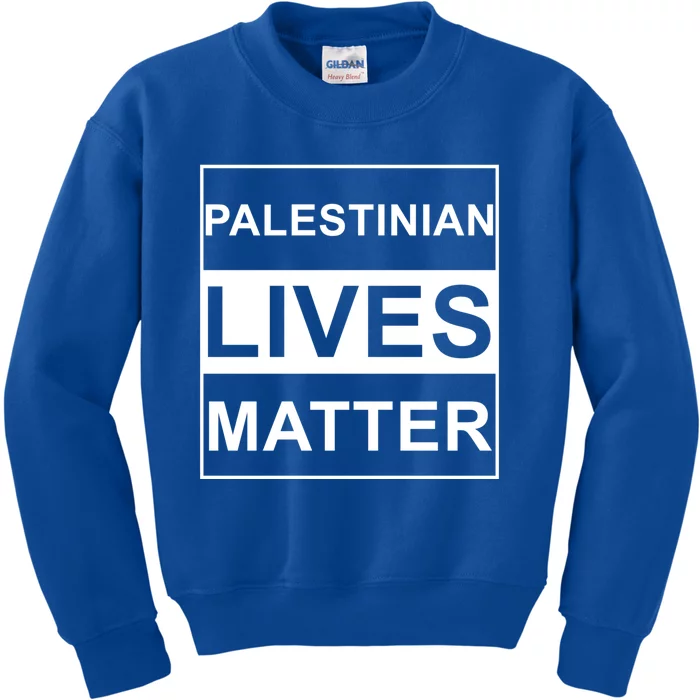 Palestinian Lives Matter Free Palestine Gift Kids Sweatshirt