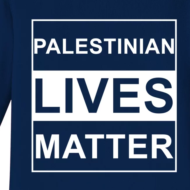 Palestinian Lives Matter Free Palestine Gift Baby Long Sleeve Bodysuit