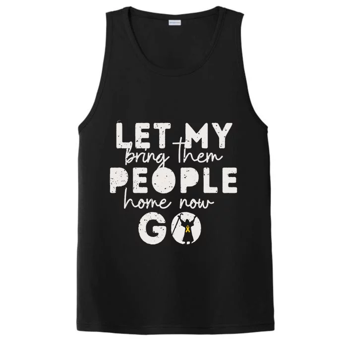 Passover Let My People Go Bring Them Home Now Performance Tank