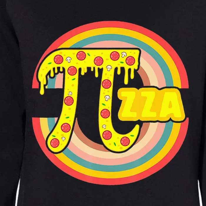 Pizza Lover Math Teacher 3 14 Geek Mathematics Pi Day Womens California Wash Sweatshirt