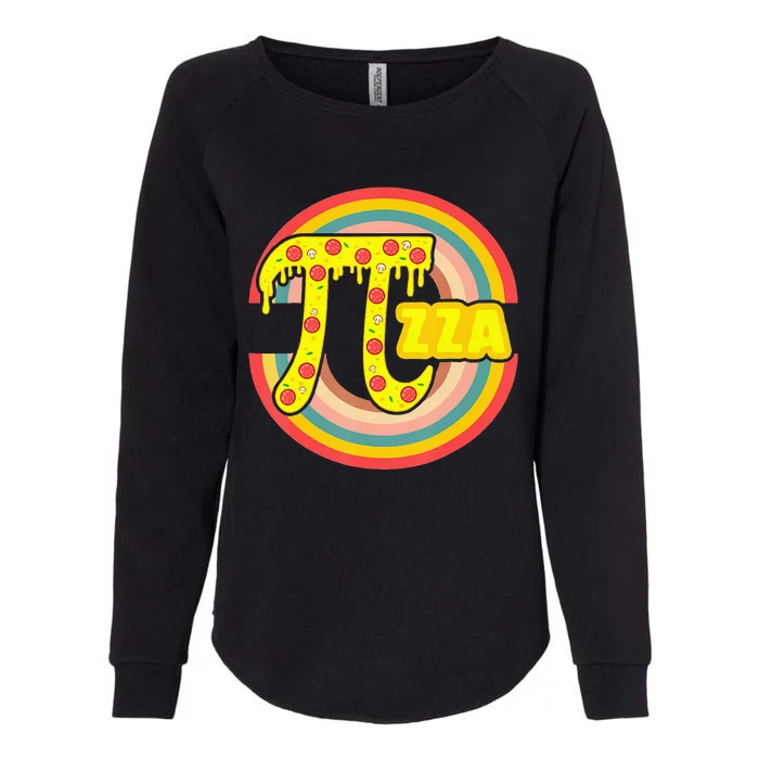 Pizza Lover Math Teacher 3 14 Geek Mathematics Pi Day Womens California Wash Sweatshirt