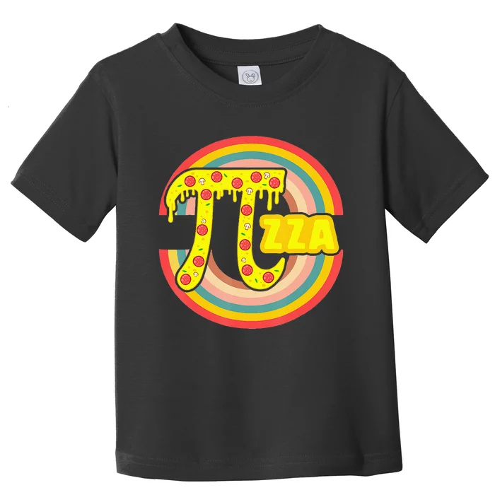 Pizza Lover Math Teacher 3 14 Geek Mathematics Pi Day Toddler T-Shirt