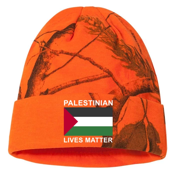 Palestinian Lives Matter Free Palestine Flag Funny Gift Kati - 12in Camo Beanie