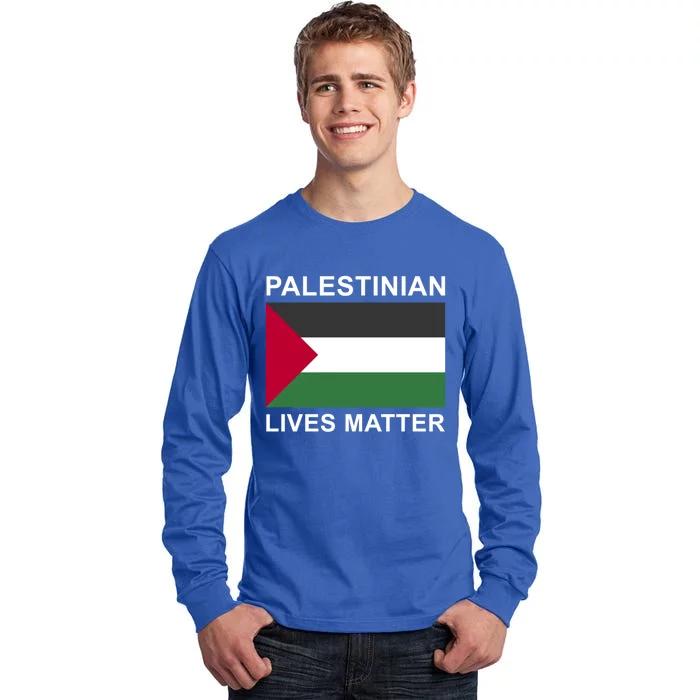 Palestinian Lives Matter Free Palestine Flag Funny Gift Tall Long Sleeve T-Shirt