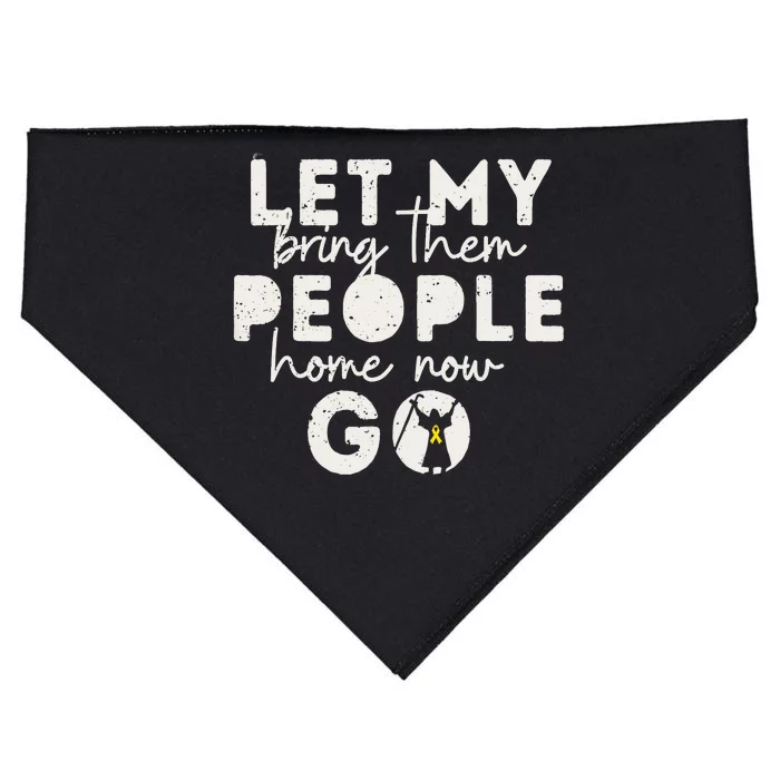 Passover Let My People Go Bring Them Home Now USA-Made Doggie Bandana