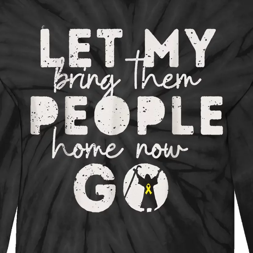 Passover Let My People Go Bring Them Home Now Tie-Dye Long Sleeve Shirt