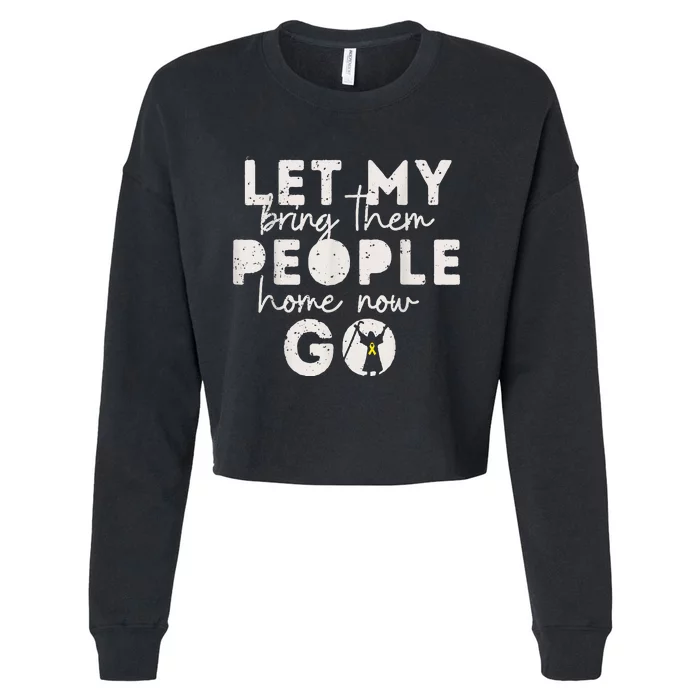 Passover Let My People Go Bring Them Home Now Cropped Pullover Crew