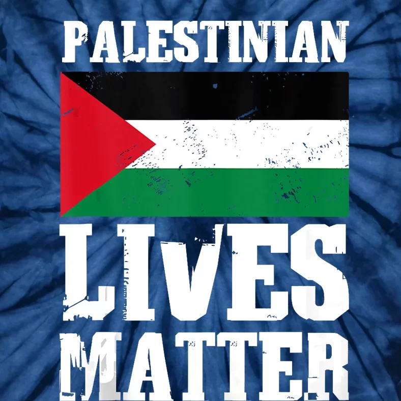 Palestinian Lives Matter Freedom Peace Palestine Flag Tie-Dye T-Shirt