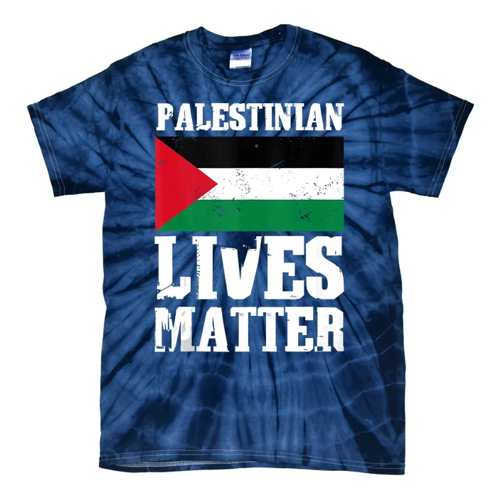 Palestinian Lives Matter Freedom Peace Palestine Flag Tie-Dye T-Shirt