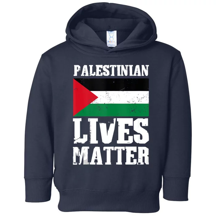 Palestinian Lives Matter Freedom Peace Palestine Flag Toddler Hoodie