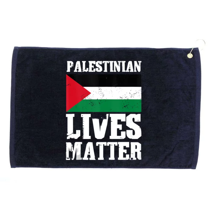 Palestinian Lives Matter Freedom Peace Palestine Flag Grommeted Golf Towel