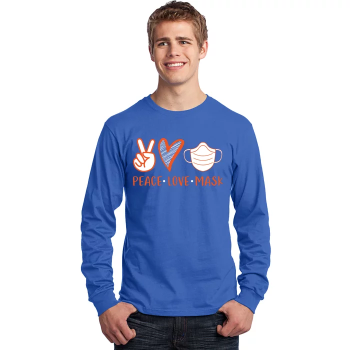 Peace Love Nursing Nurse Cute Gift Long Sleeve Shirt