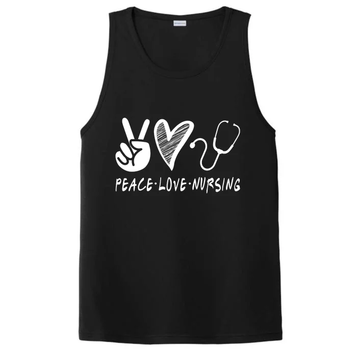 Peace Love Nursing Performance Tank