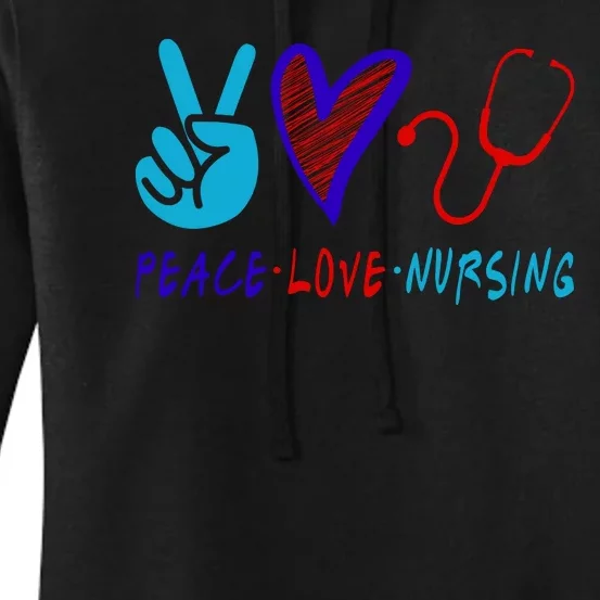 Peace Love Nursing Women's Pullover Hoodie