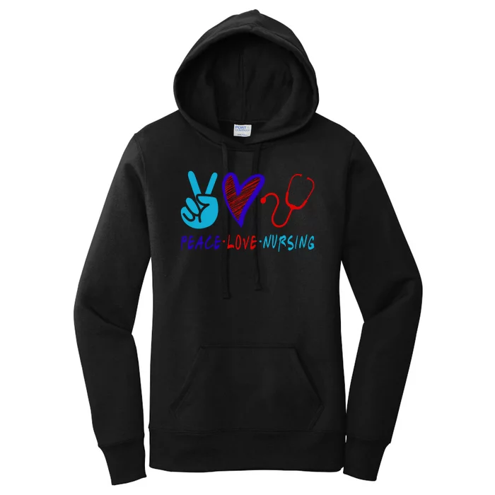 Peace Love Nursing Women's Pullover Hoodie