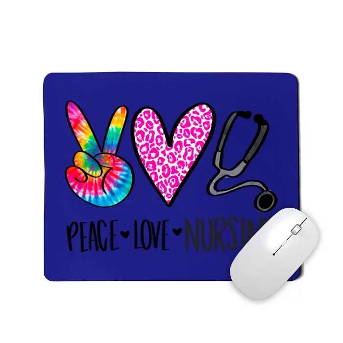 Peace Love Nursing Gift Mousepad