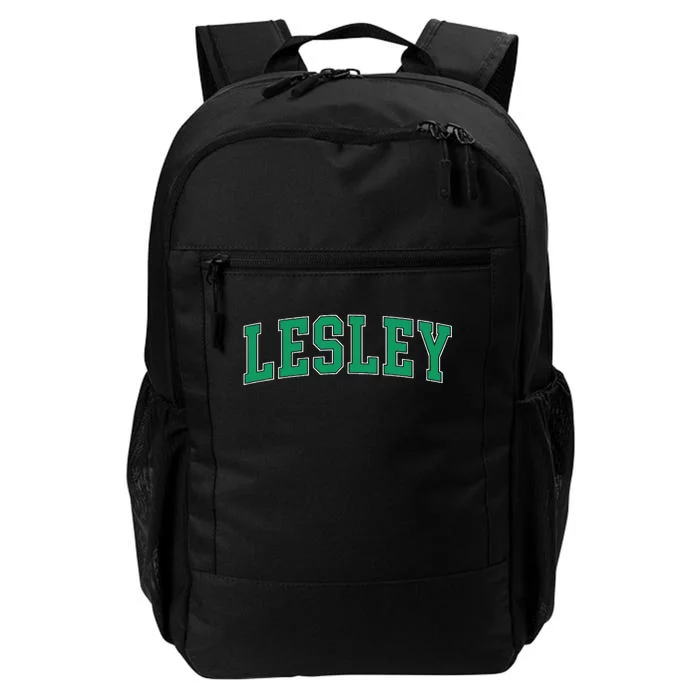 Personalized Lesley Name Arch Daily Commute Backpack