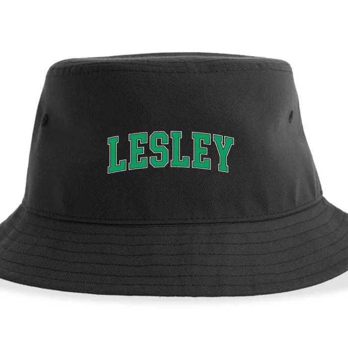 Personalized Lesley Name Arch Sustainable Bucket Hat