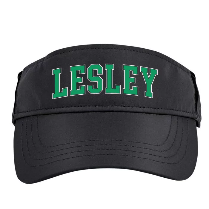 Personalized Lesley Name Arch Adult Drive Performance Visor