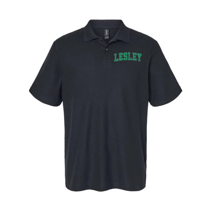 Personalized Lesley Name Arch Softstyle Adult Sport Polo