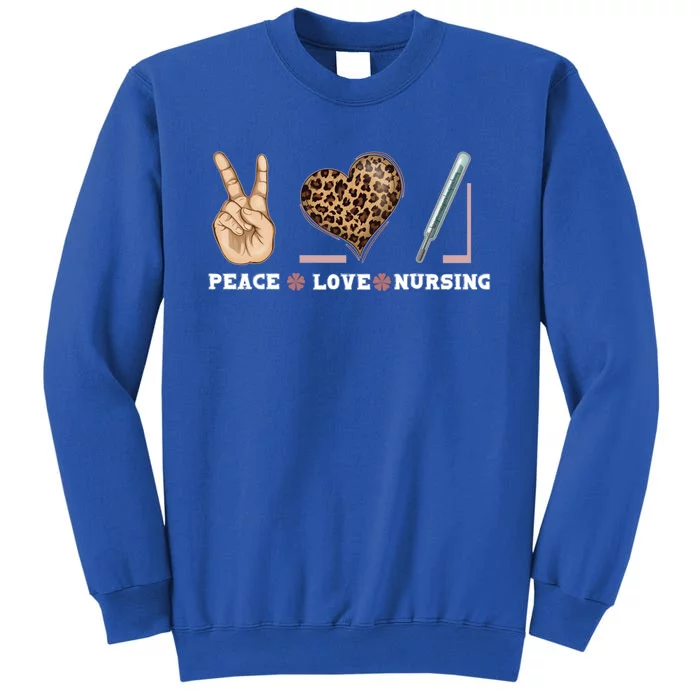 Peace Love Nursing Gift Sweatshirt