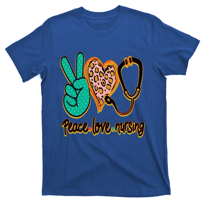 Peace Love Nursing! A Great Meme And A Great Gift! Gift T-Shirt