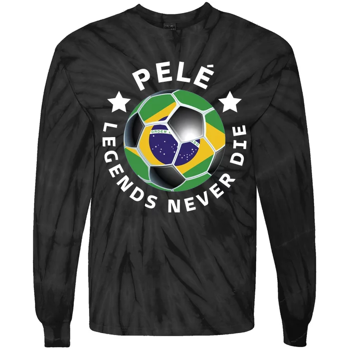 Pele | Legends Never Die | Pelé Tie-Dye Long Sleeve Shirt