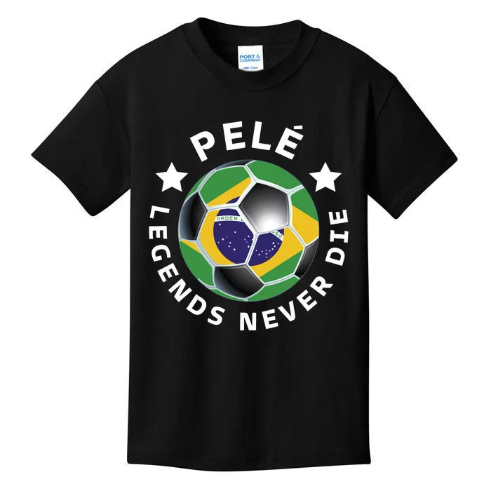 Pele | Legends Never Die | Pelé Kids T-Shirt