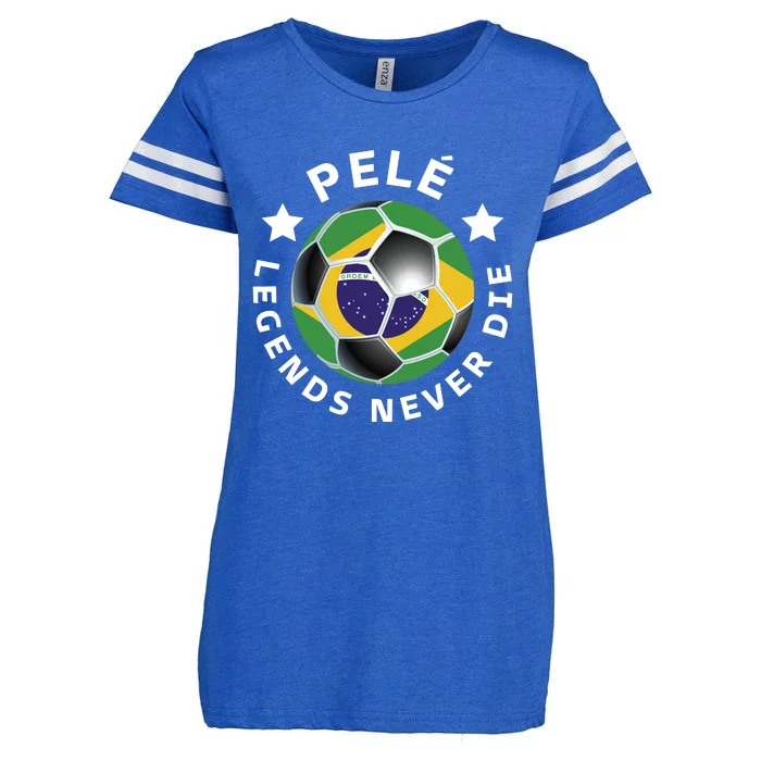 Pele | Legends Never Die | Pelé Enza Ladies Jersey Football T-Shirt