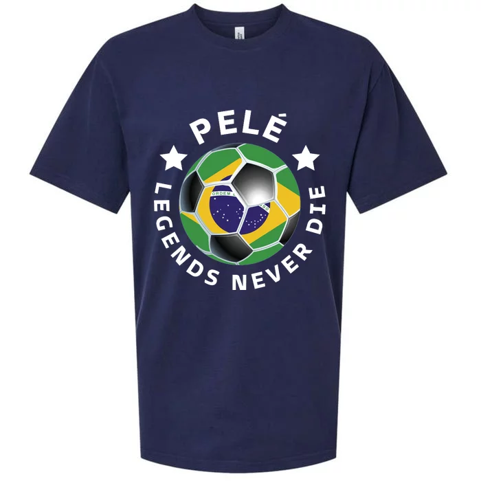 Pele | Legends Never Die | Pelé Sueded Cloud Jersey T-Shirt